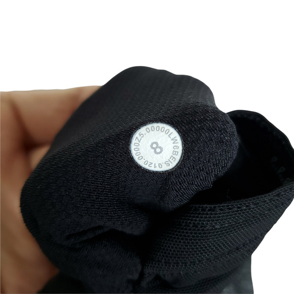 Lululemon Pace Rival Crop Leggings 8 Heathered Black 22” Inseam Mid Rise Women's - Picture 6 of 9